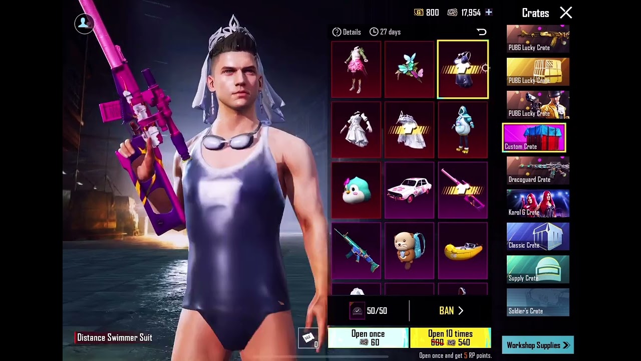 New Custom Crate Opening  | Custom Crate Opening  | Forest Elf Set Crate Opening Pubg