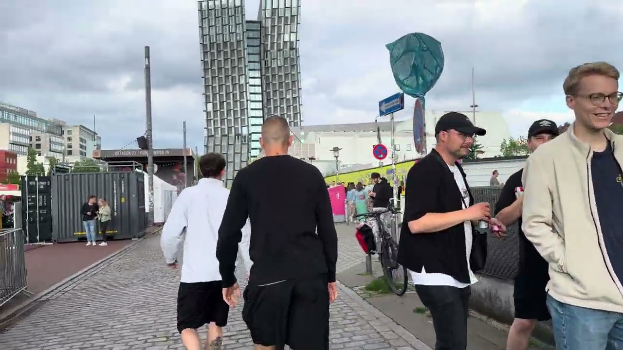 Walking at Hamburg Harley Days St Pauli June 2025