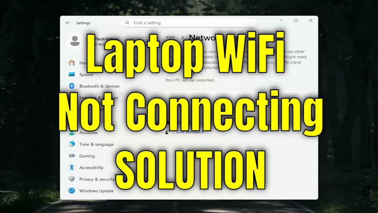 Как исправить проблему с подключением ноутбука к Wi-Fi