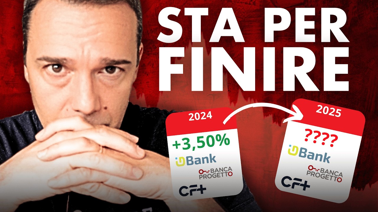 Gli INTERESSI Scendono:Cosa fare con i RISPARMI nel 2025 (Conti deposito, BTP, ETF Monetari)