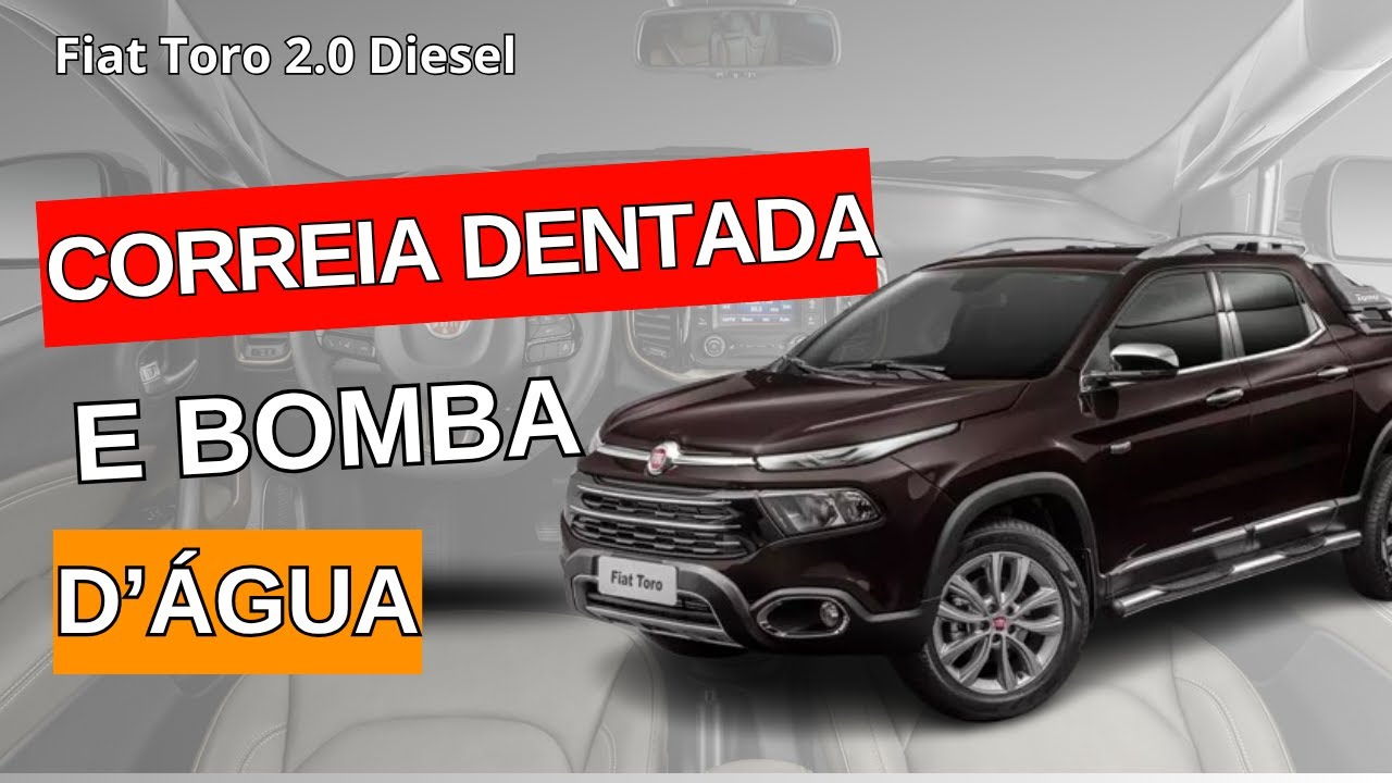 🚨[ATUALIZADO] Correia Dentada e Bomba d'água- Fiat Toro Diesel.