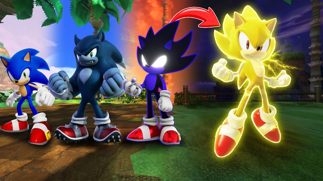 I Upgraded Into EVERY Sonic Form in Generations