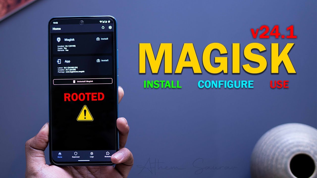 How to configure MAGISK 24.1 | How to use MAGISK 24.1 | MAGISK v24.1