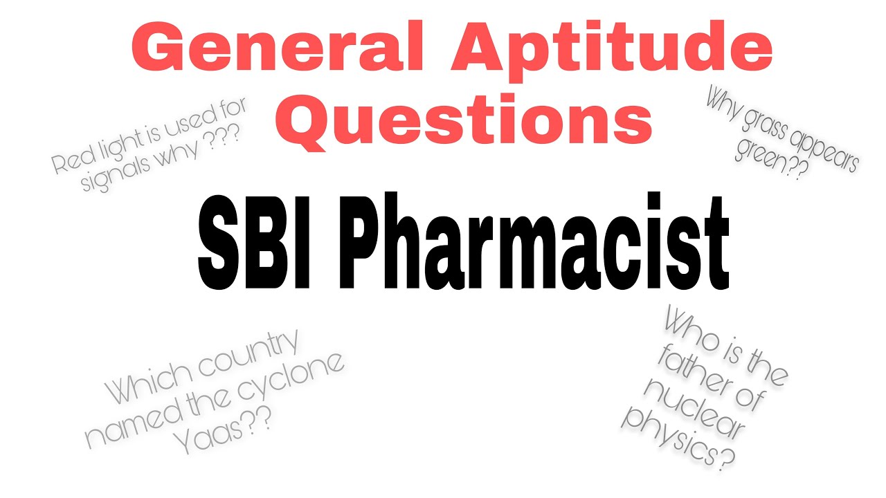 Important Aptitude Questions for SBI Pharmacist//Pharmacist exam//RRB pharmacist//gpat tips & tricks