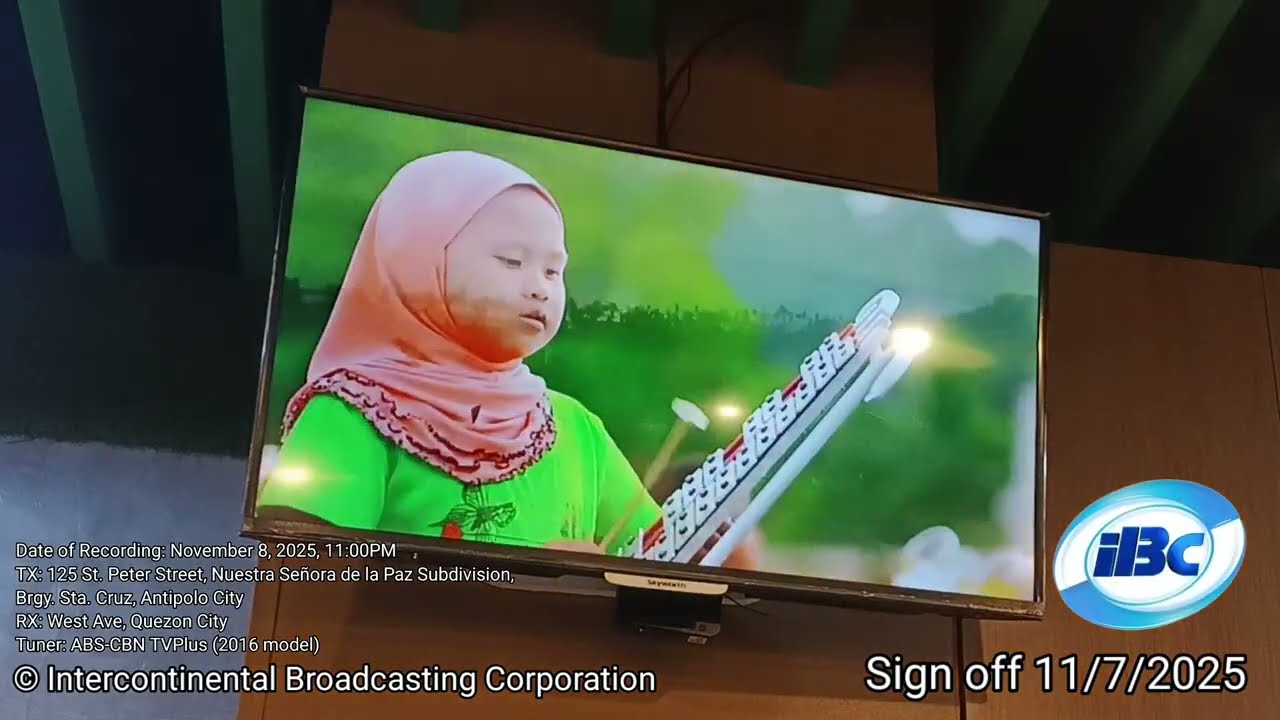 IBC 13 DZTV Sign off 11/8/2025