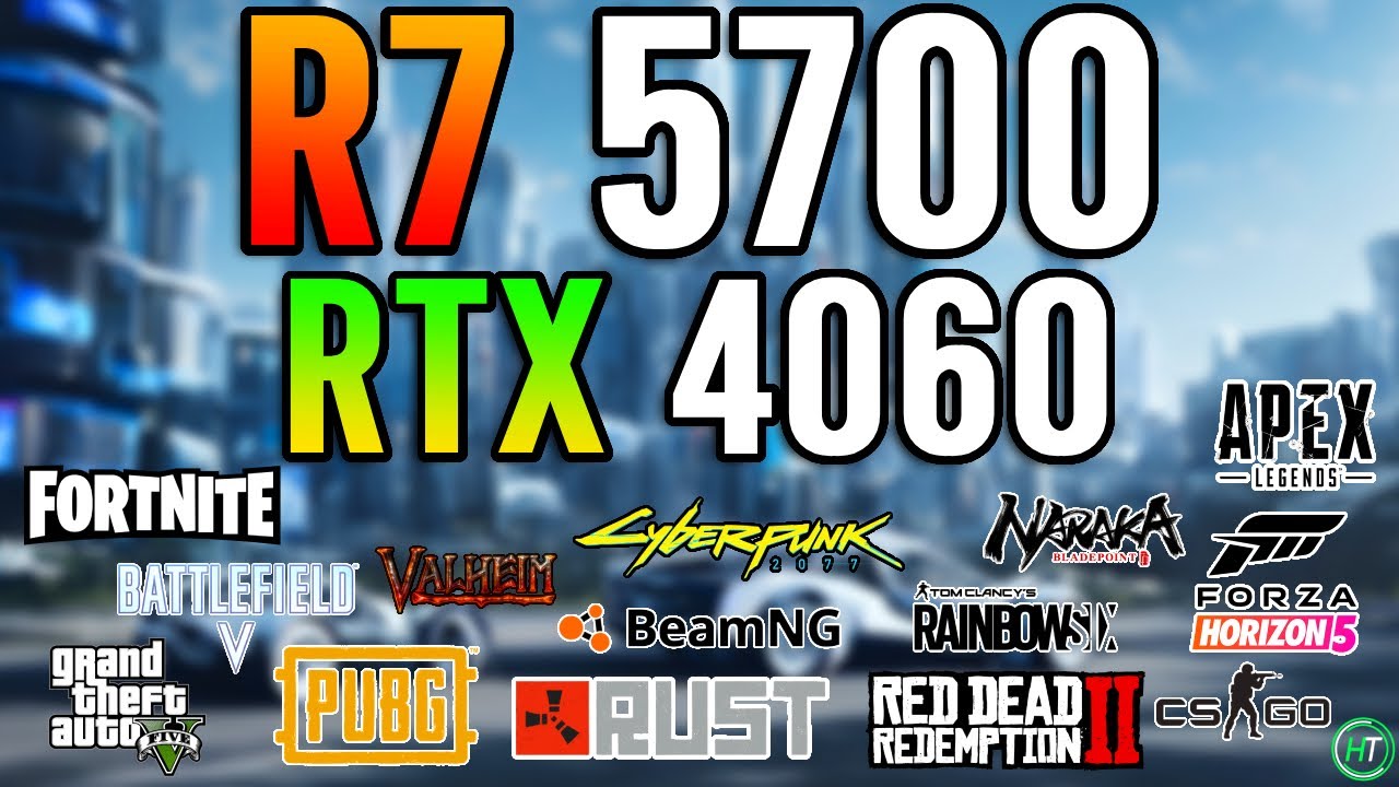 Ryzen 7 5700 + RTX 4060 8GB - Tested in 15 Games