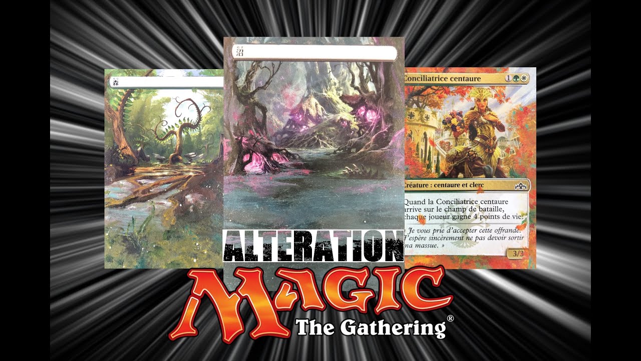 ALTERATION DE CARTES : MTG, POKEMON ... LES COULISSES feat Maty