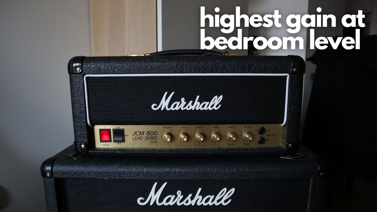 Highest Gain at Bedroom Level | Marshall JCM800 Studio Classic | Demo