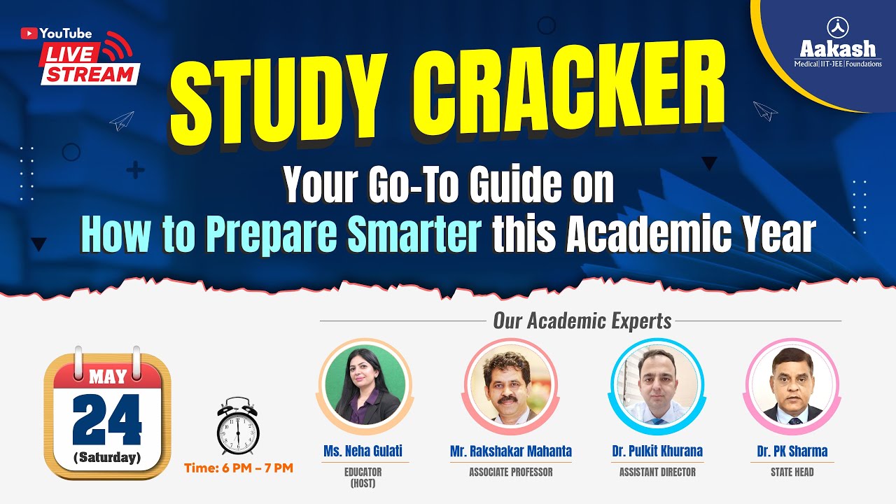 How to Study Smarter in 2025 | Study Cracker by Aakash Experts | NEET & JEE Preparation Tips