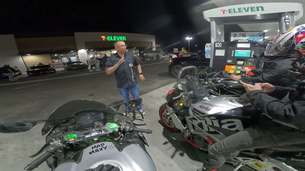 How It Feels To Take 2 H2's To A Gas Station And Not 2 GSXR's