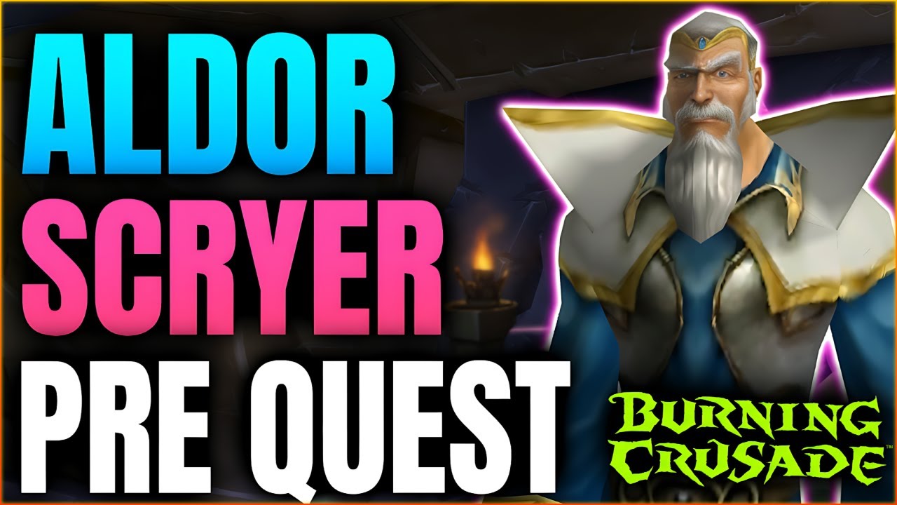 Choose Aldor or Scryer Pre Quest in TBC Classic