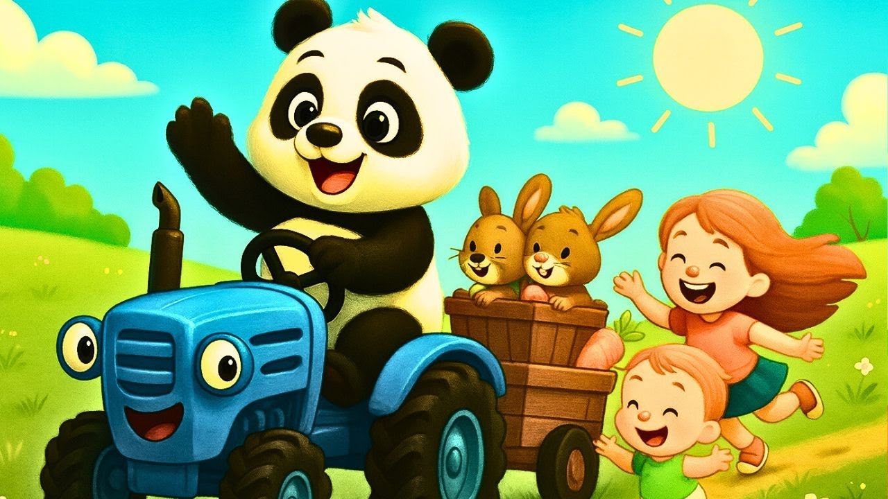 !!!НОВИНКА!!! ТРАКТОР ЕДЕТ В ПОЛЕ! Зажигательная песня для детей!