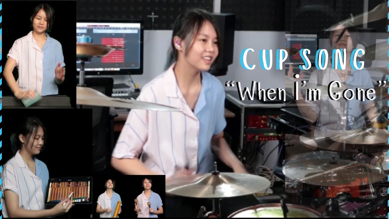 Cup Song [ Pitch Perfect ] Anna Kendrick - When I&rsquo;m Gone | On Drums & Percussion by Kalonica Nicx