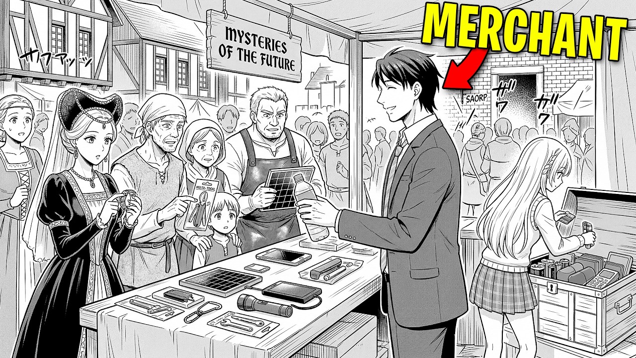 After Dying, He Started Selling Goods From His World In Another World! - Manga Recap