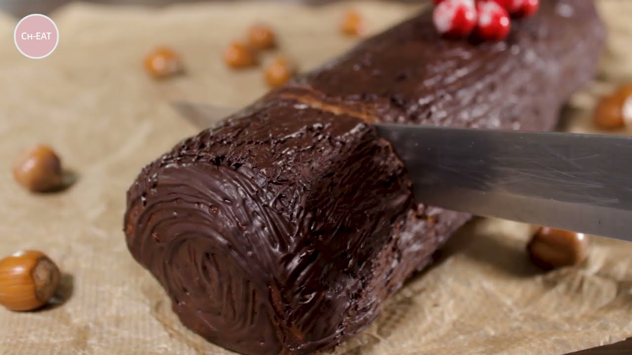 Christmas Log with Baci