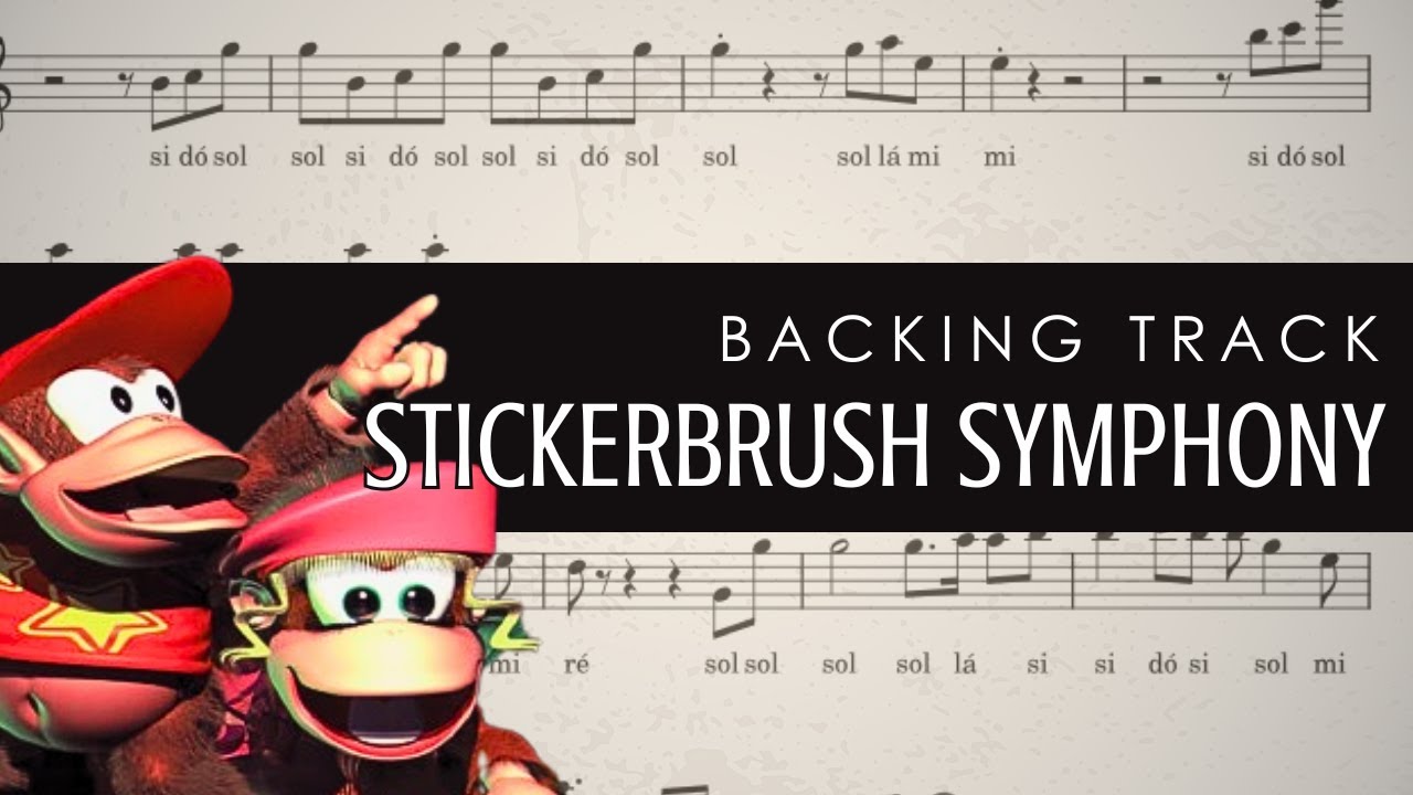 Stickerbrush Symphony ~ Donkey Kong Country 2 ~ vídeo partitura