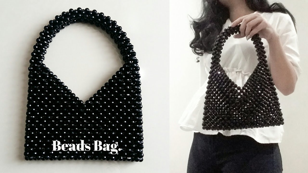 DIY Beads Bag (Clutch) | Beaded Bag | How To Make Beaded Bag | Tas Manik-Manik | Tas Mute