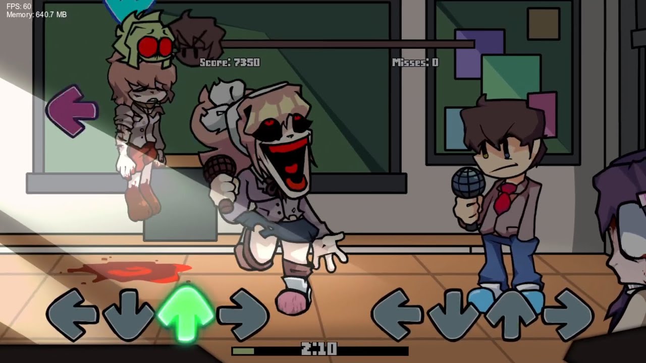 FNF - VS Monika.EXE: OUTDATED - Giggle (MC vs Monika) (composed by tempotastic) (FC)