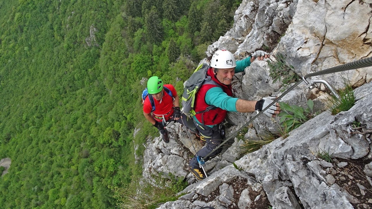 Ferrata CORNA delle CAPRE (Zone - Monte Golem - Brescia)