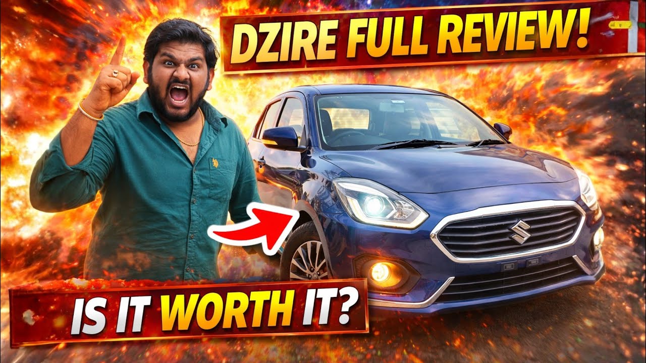 Maruti Suzuki Dzire Full Review | Mileage King Sedan 🔥 #Dzire #MarutiDzire #DzireReview #IndianCars