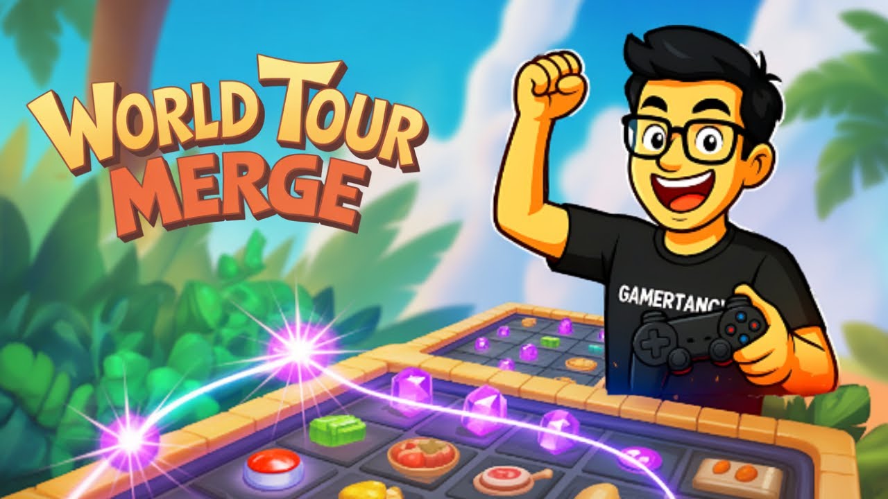 World Tour Merge | Cities Unlock Karo Aur Global Adventure Puzzle 🗺️🧩✈️