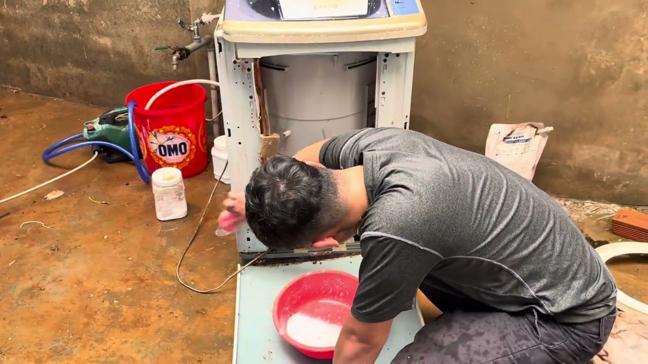 Vệ sinh máy giặt / cách vệ sinh máy giặt 