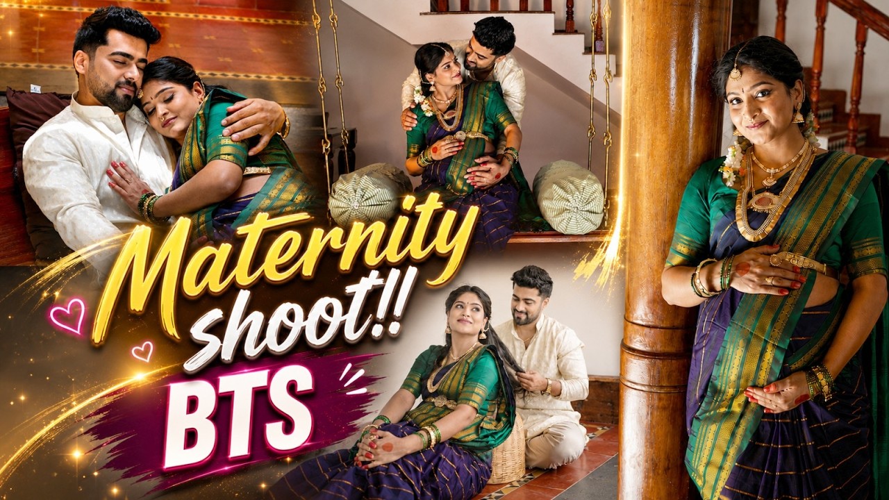 Maternity Shoot BTS ❤️ !! | BTS | vlog | shashi lavanya ❤️