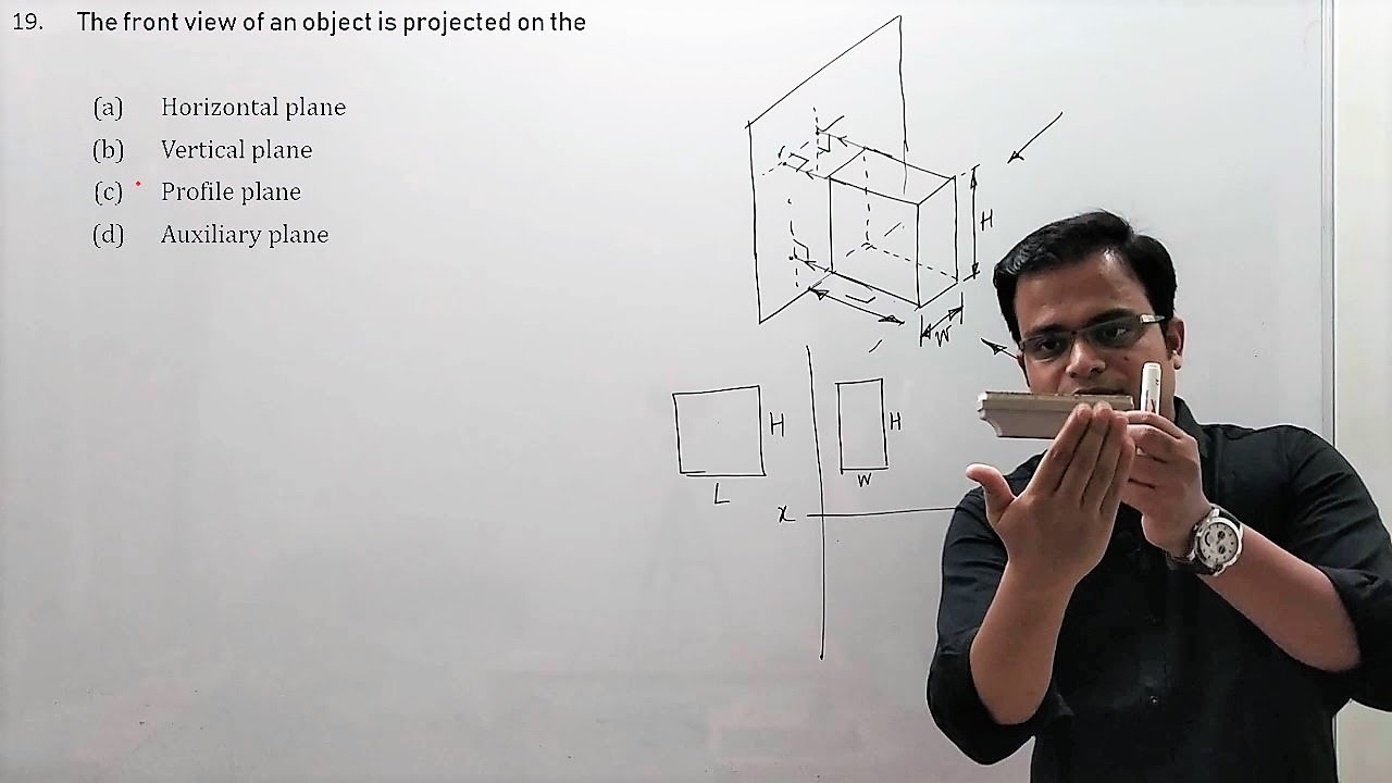 Orthographic Projection Objective Problems | Engineering Drawing | ESE Prelims |