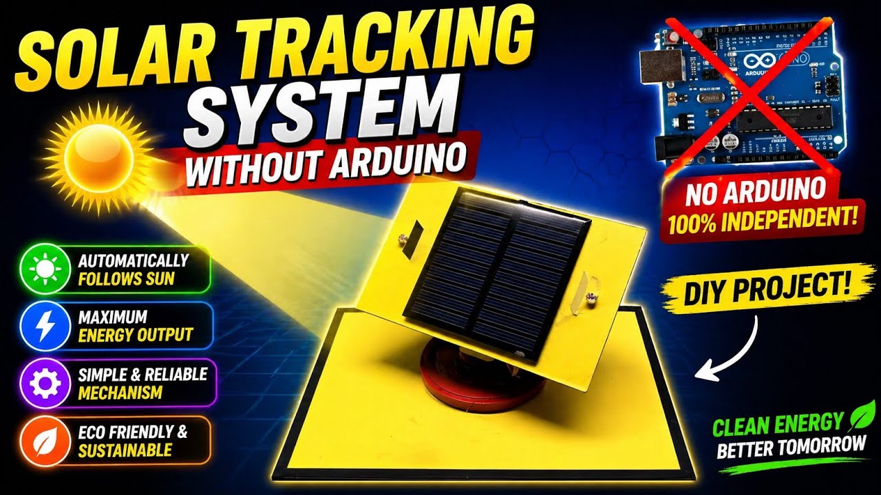 How to make Solar Tracker without Arduino || Best Science Project || TDA2822 || SKR Electronics Lab
