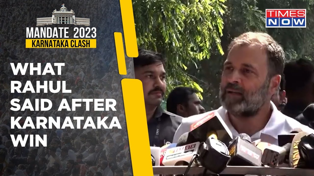 Karnataka Election Results: Rahul Gandhi Thanks People Of State, Promises To Fulfil Five Guarantees