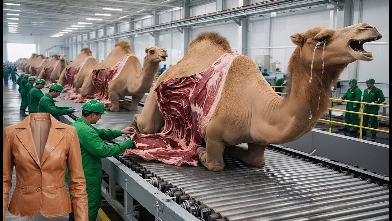nside the World’s Largest Leather Factory: Camel Hide to Million-Dollar Jackets | Mass Production
