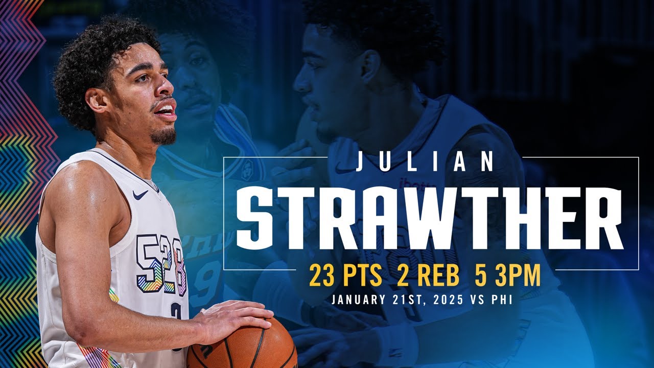 Julian Strawther Scores Career-High vs. 76ers 📺 | 1/21/25
