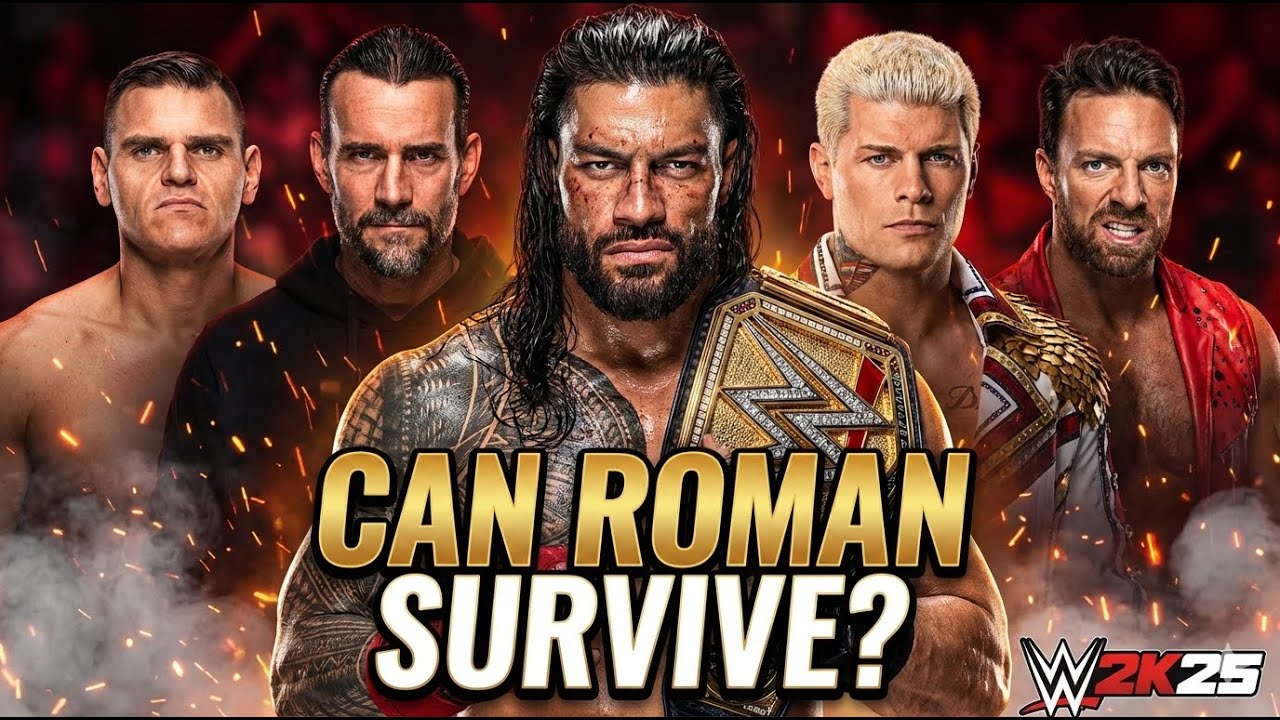 Roman Reigns Runs the Gauntlet! 😱 WWE 2K25 Gauntlet Match for Undisputed Championship