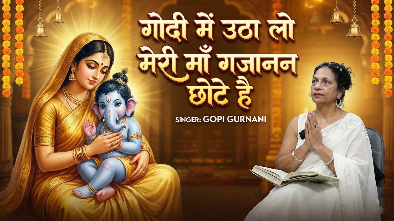 गौदी में उठा लो मेरी माँ गजानन छोटे है | भावपूर्ण भजन | Singer: Gopi Gurnani