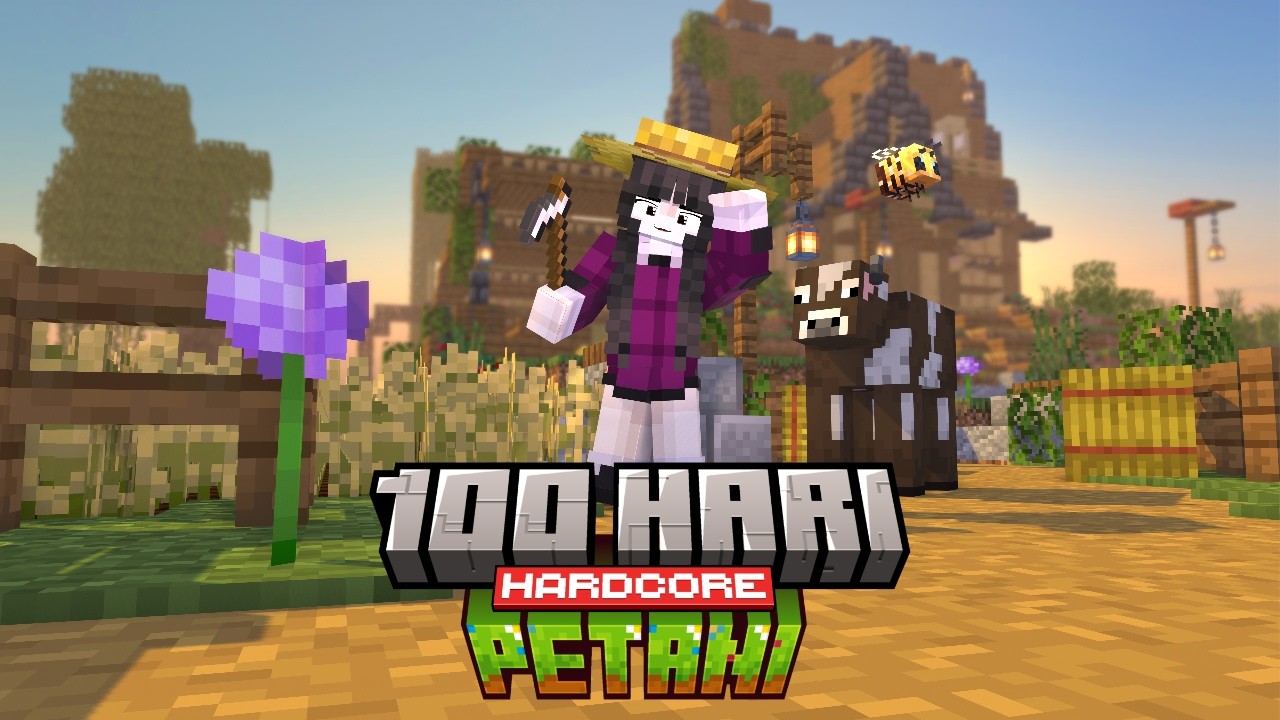100 Hari Jadi Petani Di Minecraft