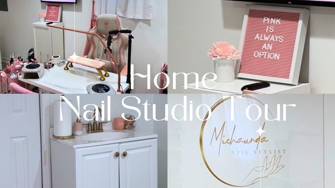 Home-Based Nail Studio Tour | Organization & Setup
