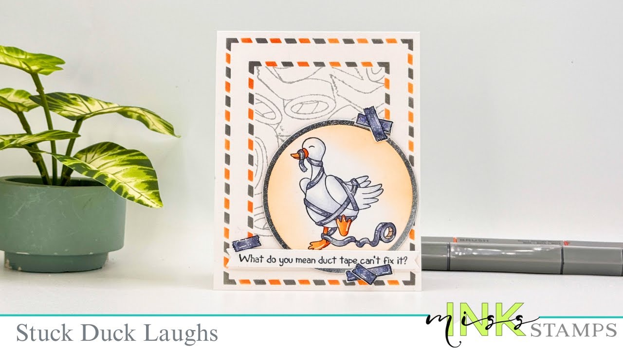 Clean & Simple Card with the Stuck Duck Stamp Set