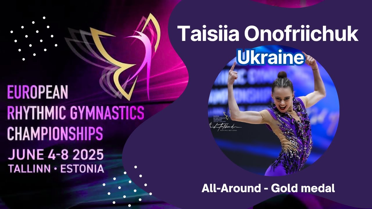 Taisiia Onofriichuk (UKR) – All 4 Routines All-Around | Gold Medal | European Championships 2025