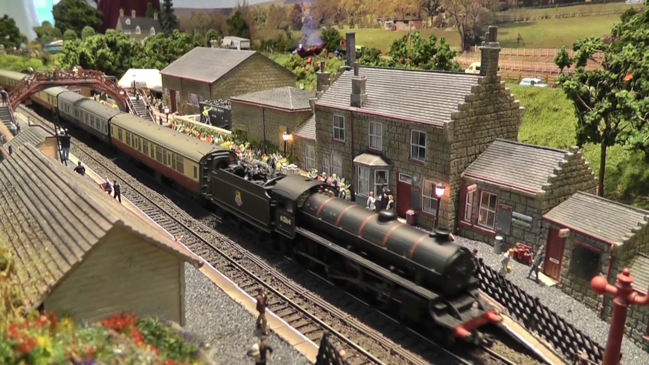 Goathland modelled  in OO at the NYMR Autumn Steam Gala 2017