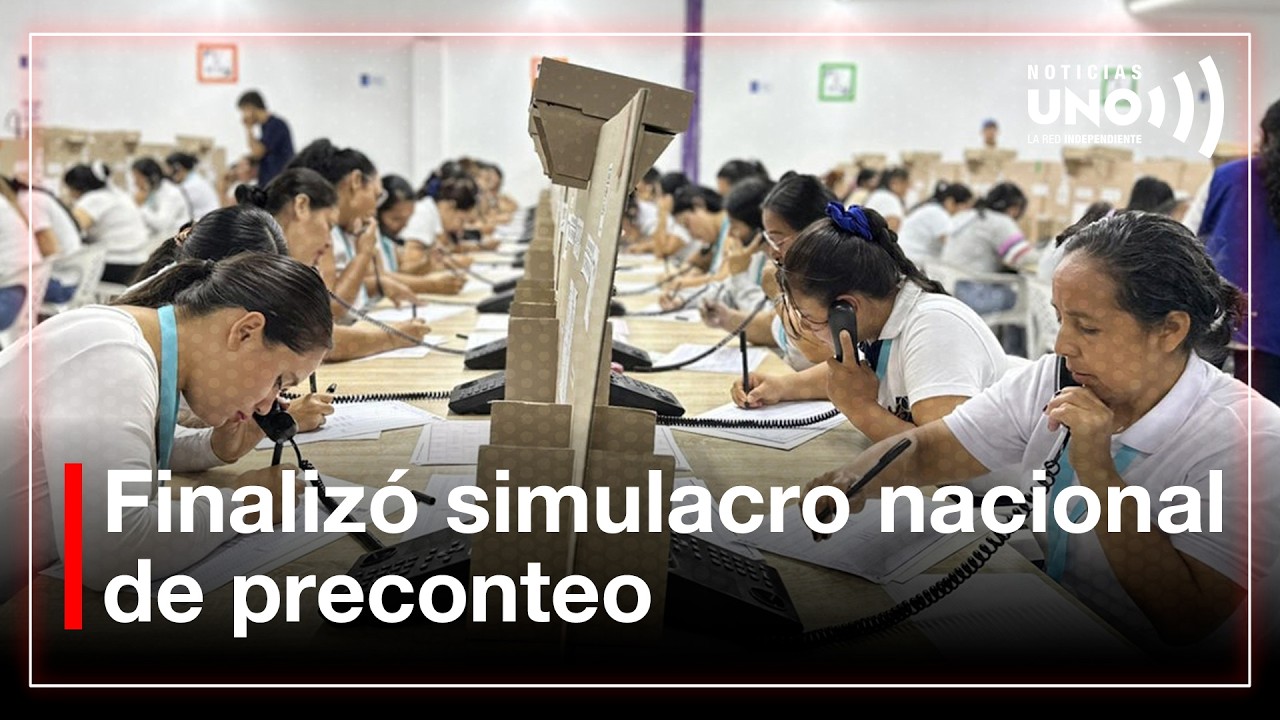 ¿Está lista la Registraduría? Así fue el primer simulacro nacional de preconteo | Noticias UNO