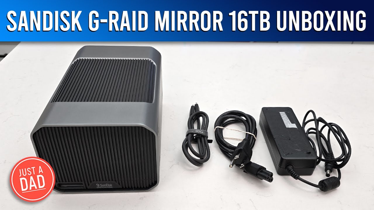 SanDisk Professional G-RAID Mirror 16TB (SDPHH2H-016T-NBAAD) UNBOXING