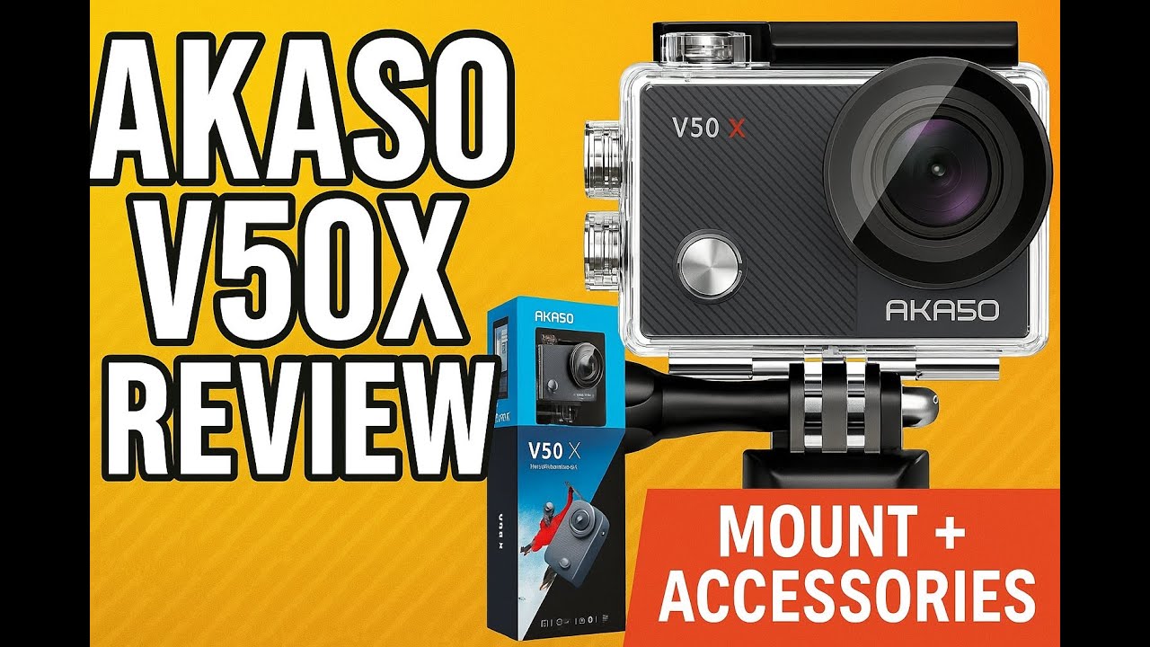 Akaso V50X Review + Camera Mount & Accessories | Budget 4K Action Camera Test