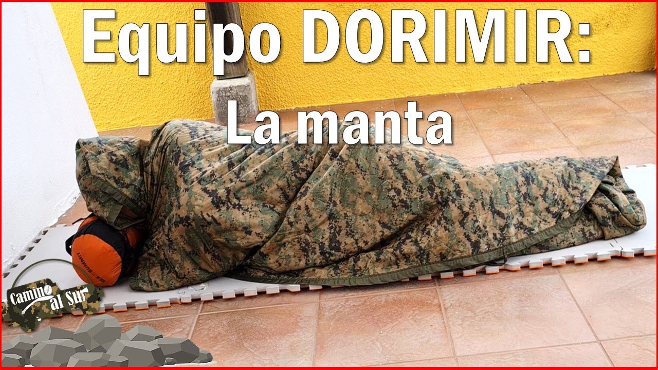 Equipo para DORMIR en el MONTE: La Manta de Campamento