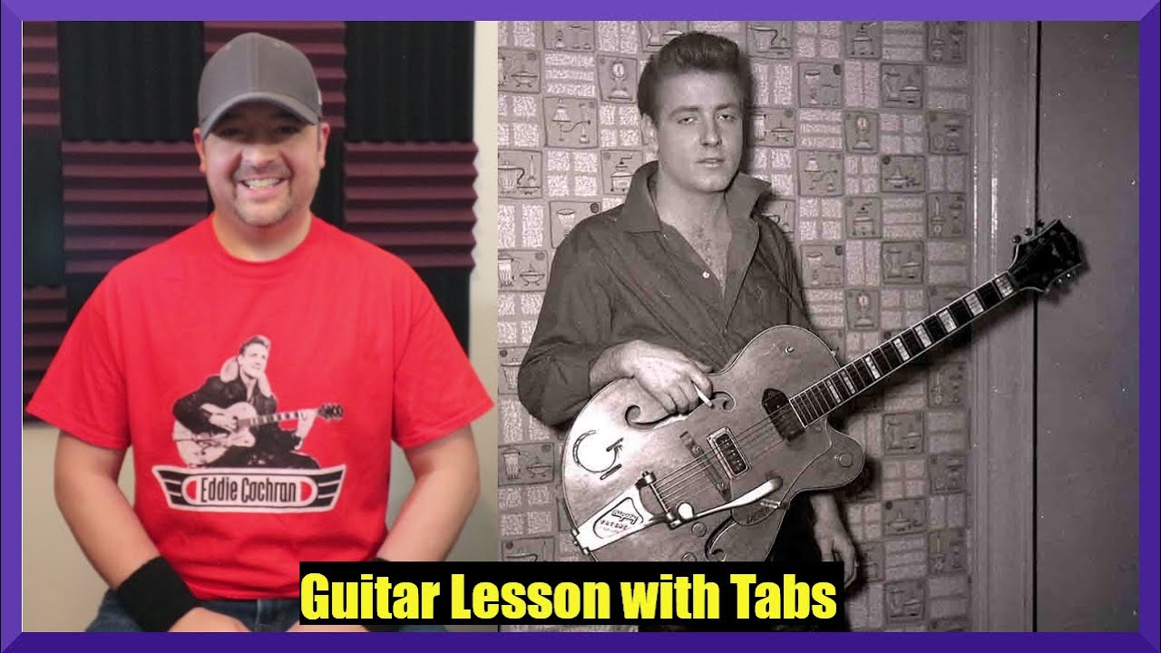 Eddie Cochran - C'mon Everybody Guitar Playthrough with Tabs