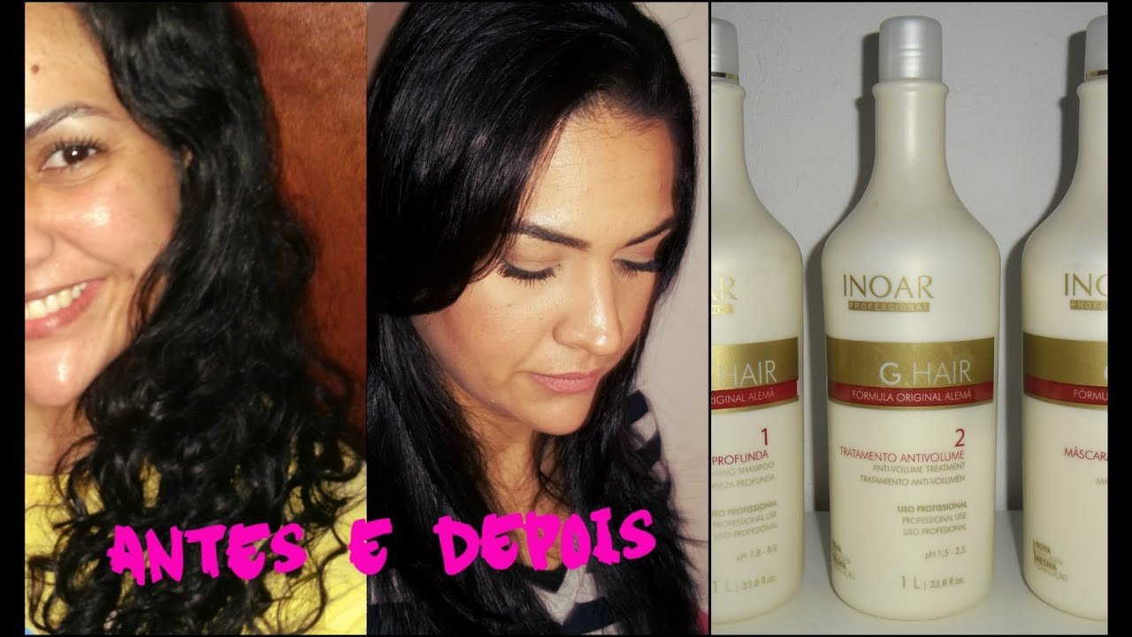 Como fazer escova progressiva em casa - Escova Progressiva G Hair INOAR