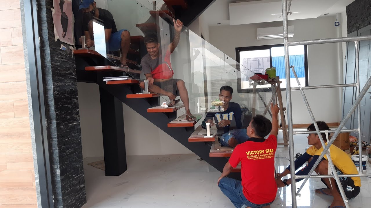 Tempered glass Railing Installation