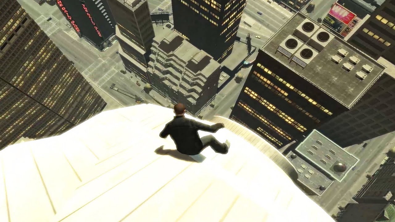 GTA 4 Jumping off Highest Buildings (Euphoria Physics/Ragdolls)