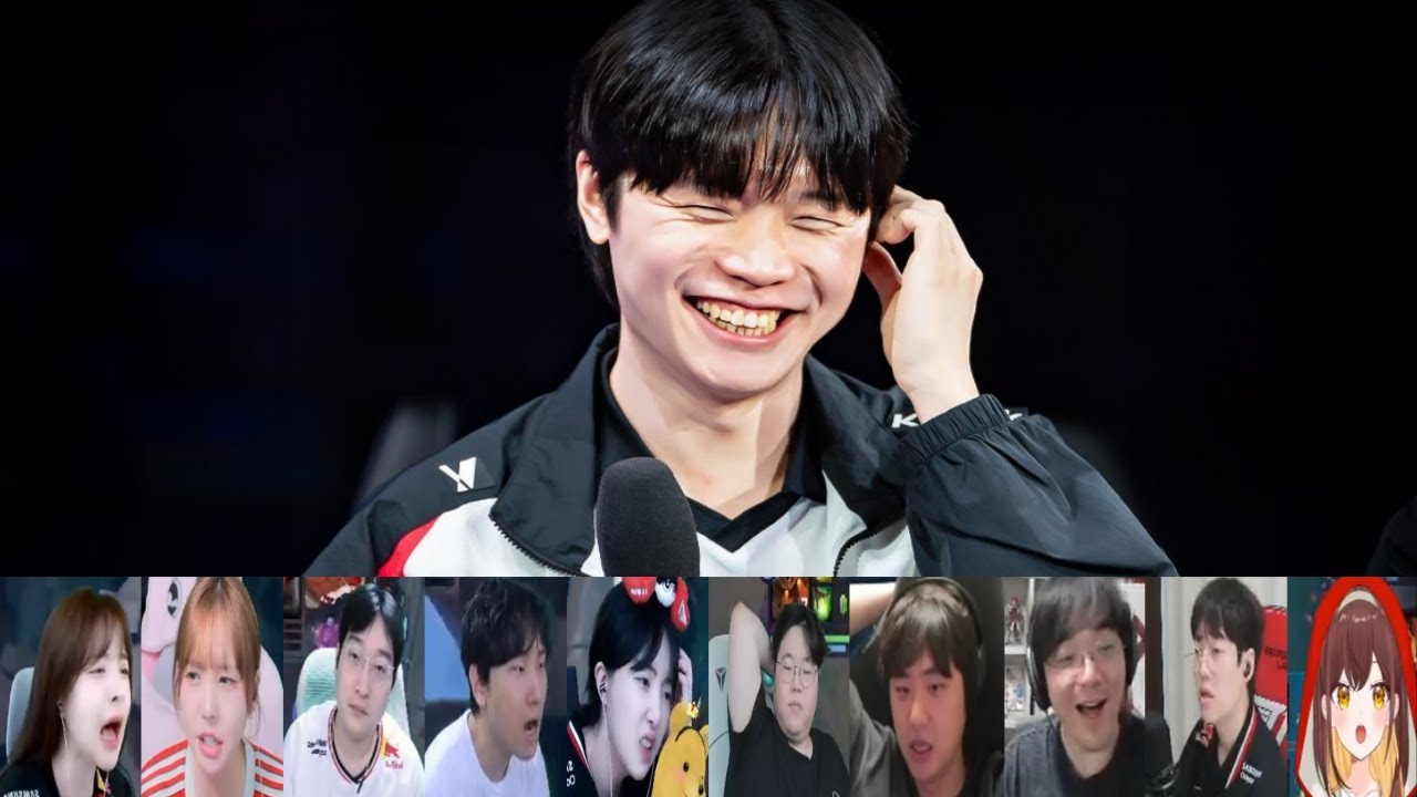 케이티 잘하네ㅣKT vs T1 중요장면 스트리머 반응 모음 | 08.24 | 2025 LCK