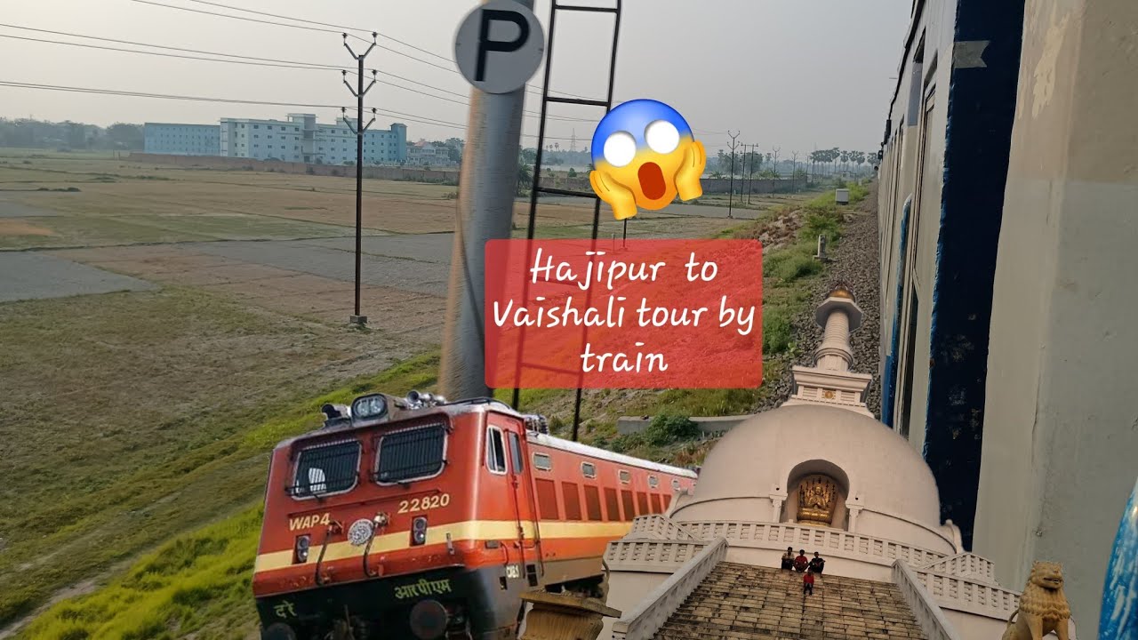 Bihar village tour by Local passenger train Hajipur to Vaishali so greenes plants and nature