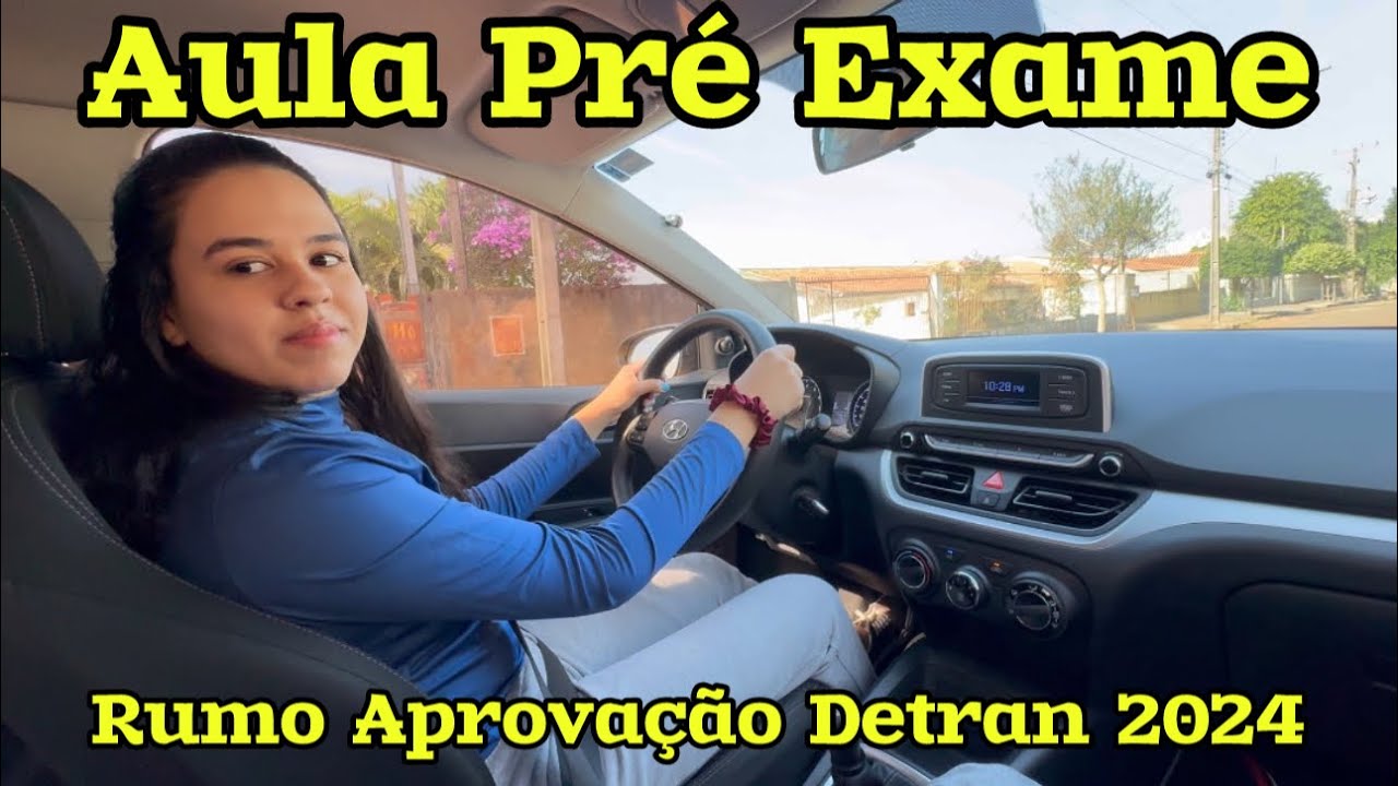 AULA PRÉ EXAME PRÁTICO DETRAN LONDRINA PR - GIOVANNA RUMO APROVAÇÃO 2024 